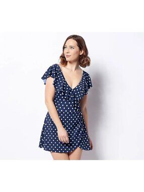 denim and company swim dress Denim&Co | | Co Beachtankinishortset Champagne Destination Cowl Spaghetti silhouette_Ball Gown Swimsuits qvc Sheer and light as Size:12 US Women (9 AU/UK)